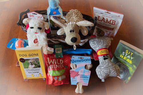Dog Basket #6 - Winning Bid $125 M.I.
